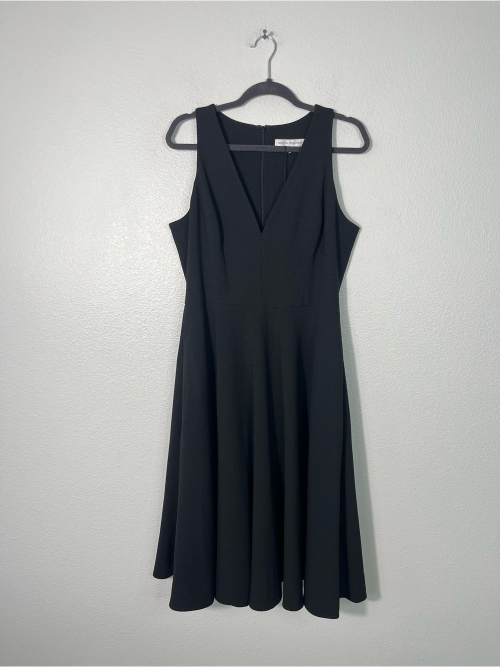 Dress The Population Catalina Fit & Flare Cocktail Dress in Black Size Large - Picture 3 of 9